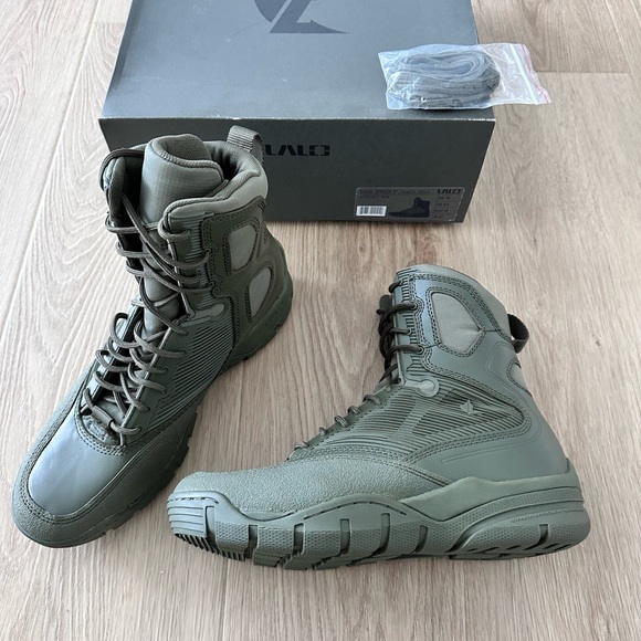 LALO Shadow Intruder 8” Tactical High-Top Men's Boots - Ranger Green NEW